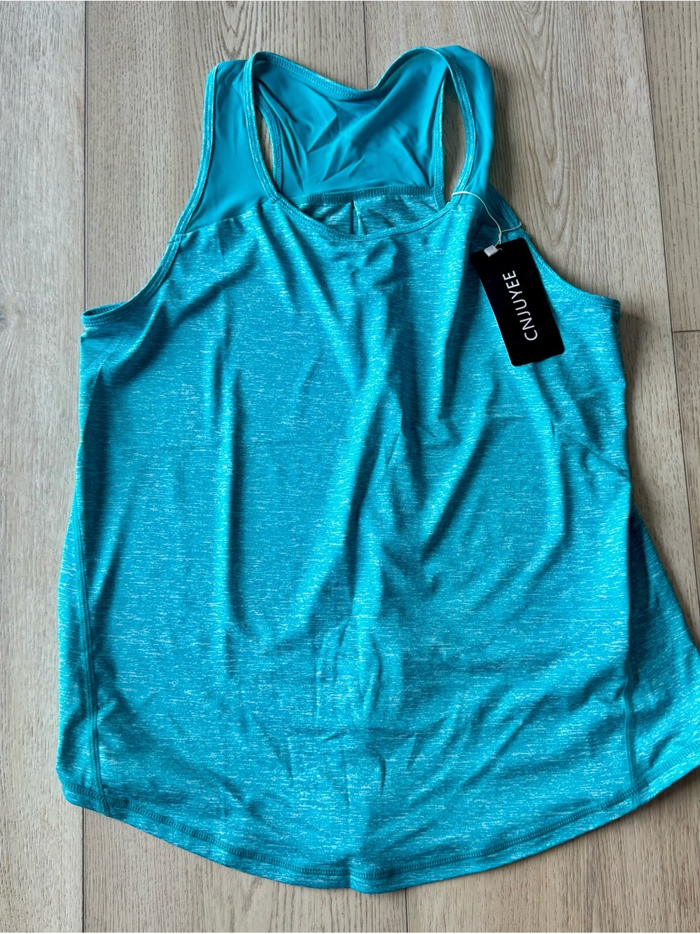Women’s Blue Racerback Mesh Athletic Running Tank Top size Medium NWT
